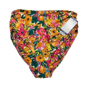 Anne Cole Women’s Size XXL Sunshine Floral High-Waist Bikini Swim Bottoms‎